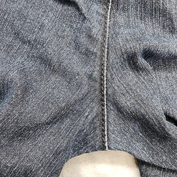 Vintage 90s BandolinoBlu Jeans Womens 10 Blue Stretch Denim Mid Rise Crop Capri - Picture 6 of 13